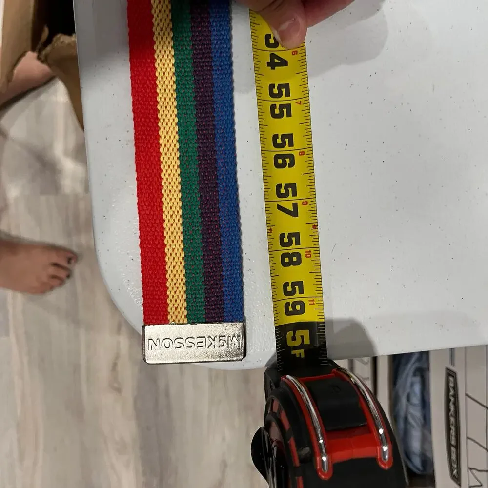 McKesson Rainbow Gait Belt 100% Cotton One Size Fits Most